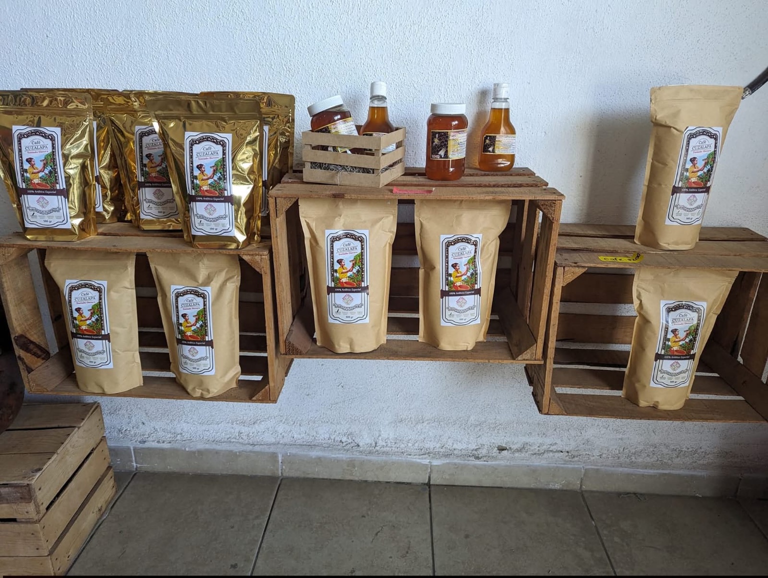 Muestra de café artesanal